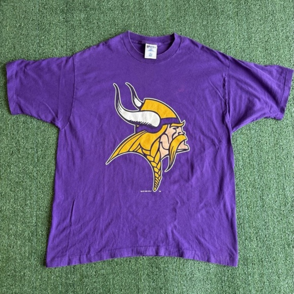 Pro Player Minnesota Vikings‎ T-Shirt Mens XL Purple 1994 Vintage NFL Graphic